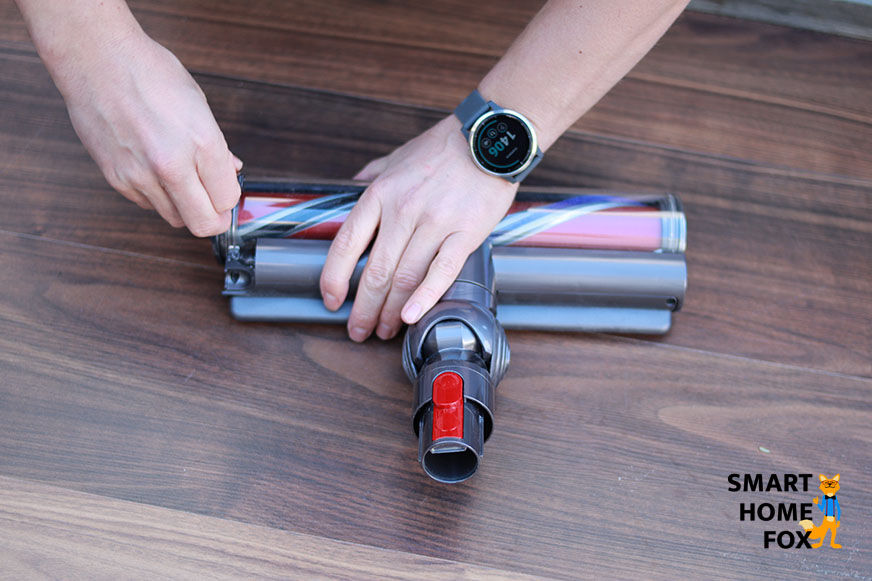 Die Klappe der Bodendüse